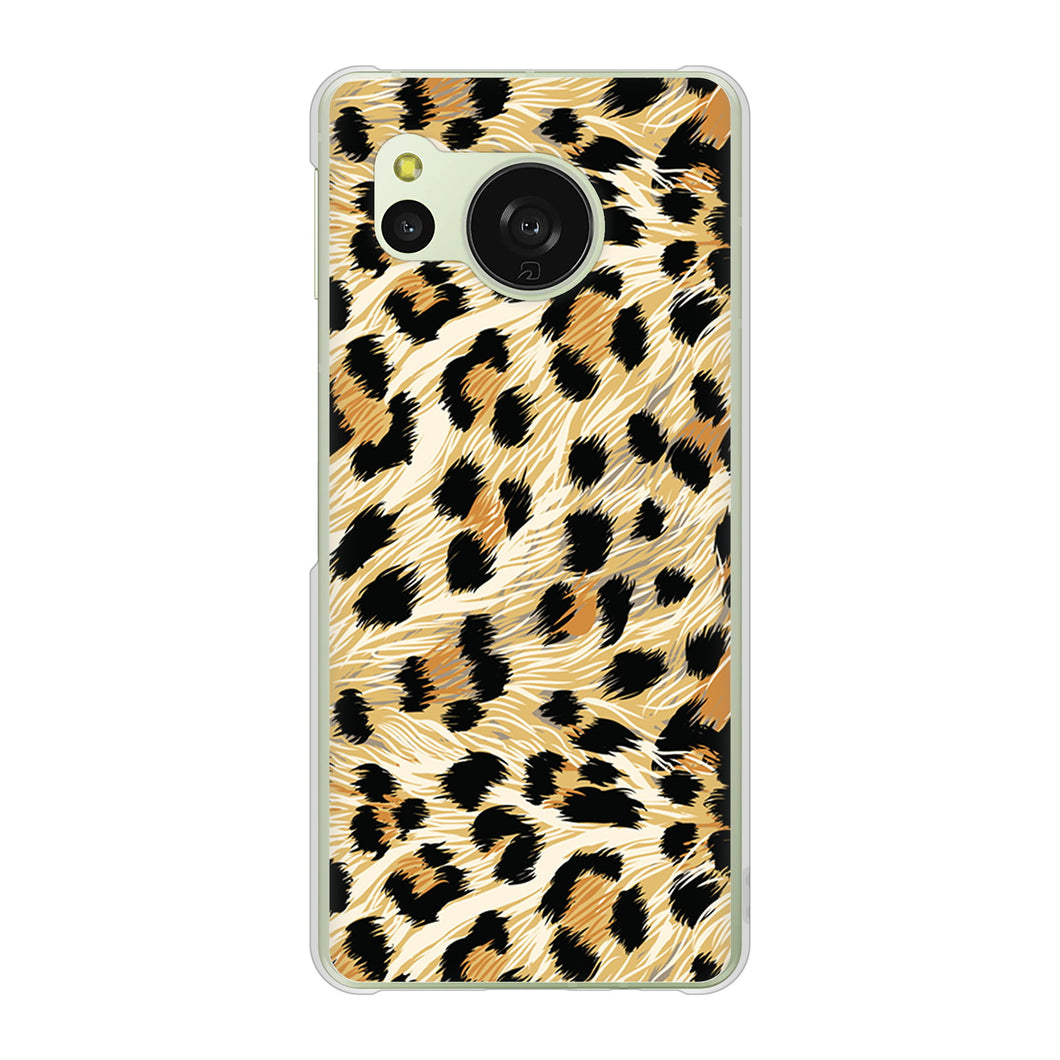 AQUOS sense8 SHG11 au 高画質仕上げ 背面印刷 ハードケースアニマル柄