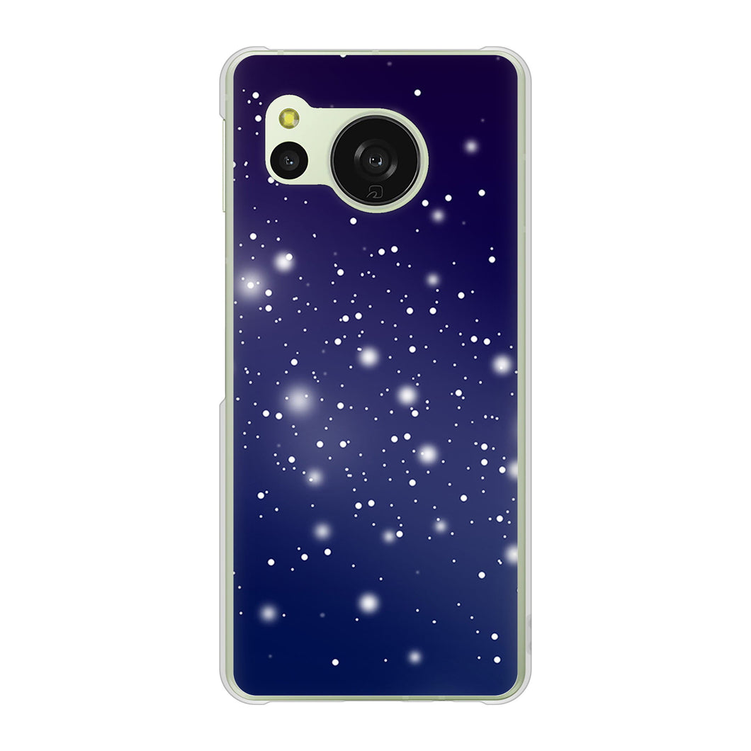 AQUOS sense8 SHG11 au 高画質仕上げ 背面印刷 ハードケース 【1271 天空の川】