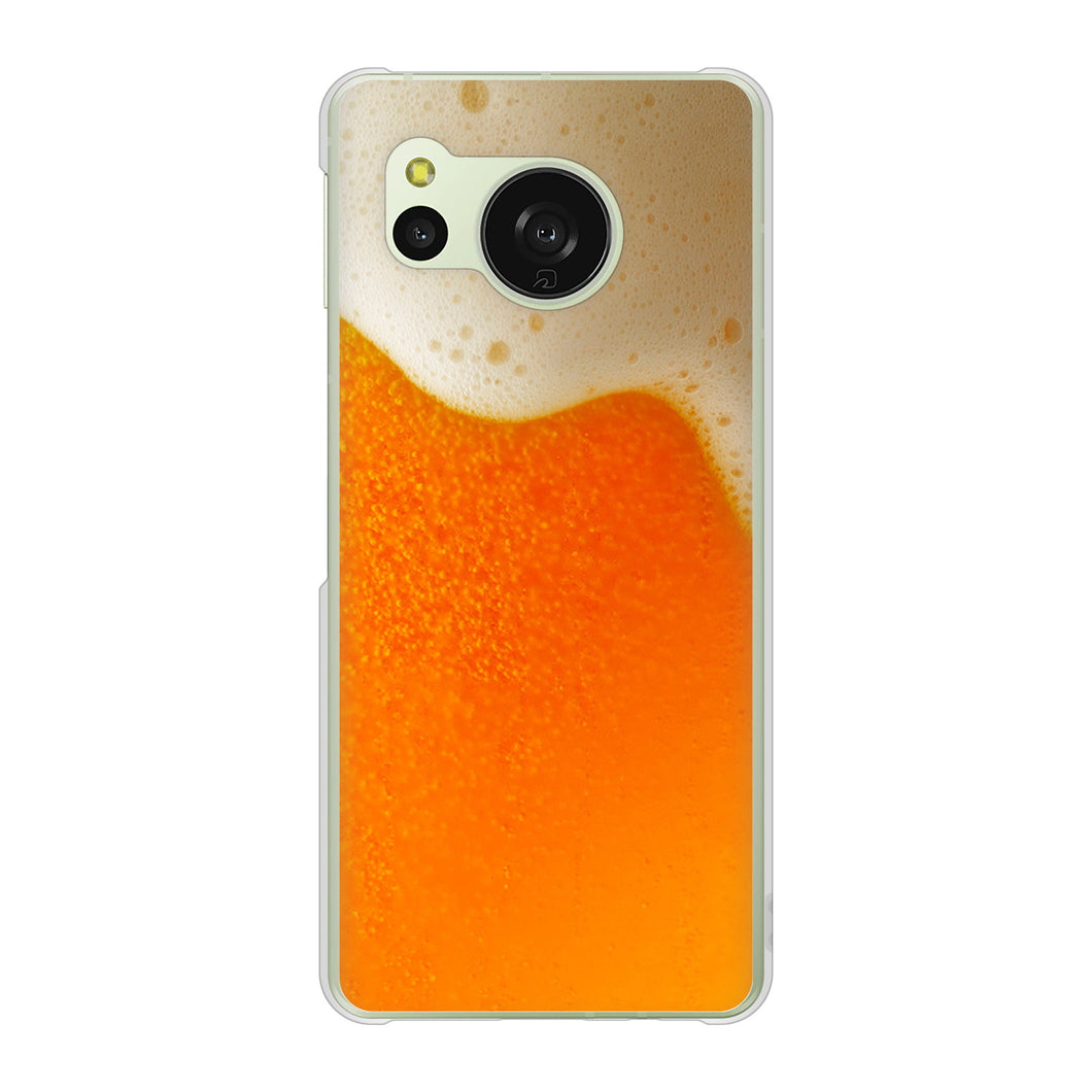 AQUOS sense8 SHG11 au 高画質仕上げ 背面印刷 ハードケース生ビール
