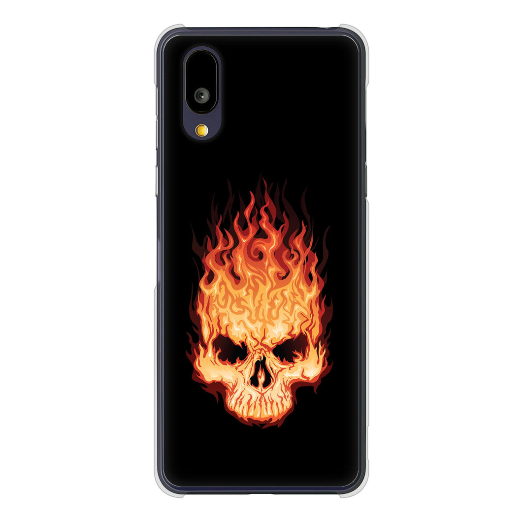 BASIO active2 SHG12 au 高画質仕上げ 背面印刷 ハードケース 【364 ドクロの怒り】