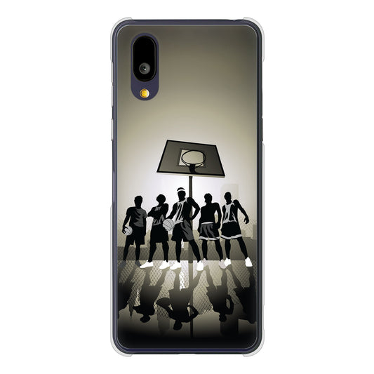 BASIO active2 SHG12 au 高画質仕上げ 背面印刷 ハードケース 【389 クールバスケ】