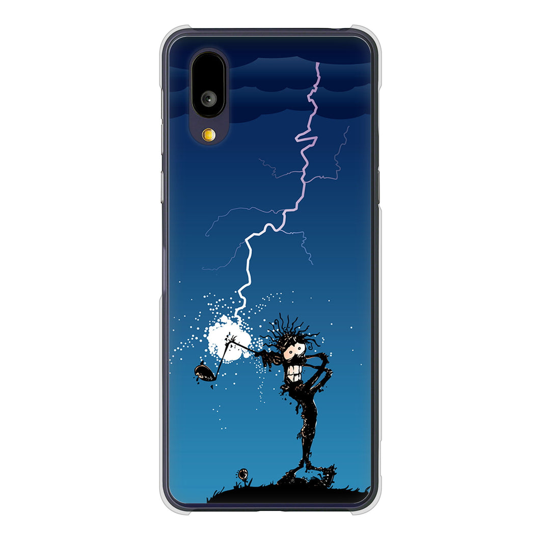 BASIO active2 SHG12 au 高画質仕上げ 背面印刷 ハードケース 【417 ゴルファーの苦難】