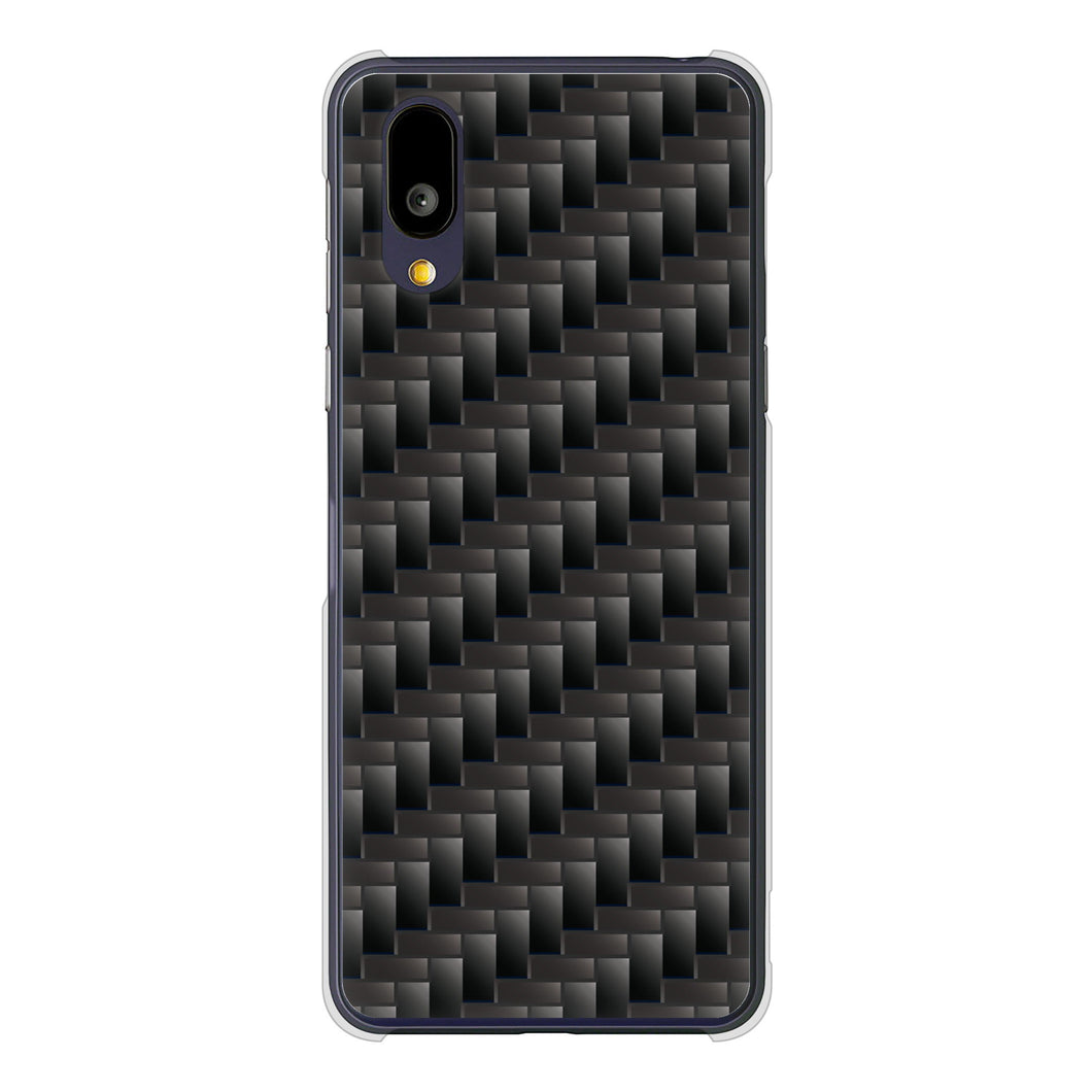 BASIO active2 SHG12 au 高画質仕上げ 背面印刷 ハードケース 【461 カーボン】