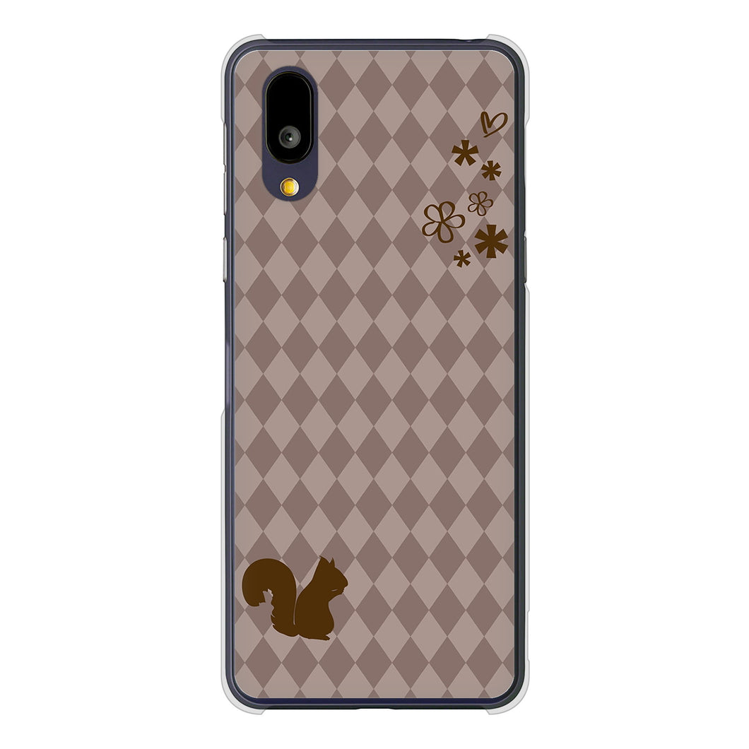 BASIO active2 SHG12 au 高画質仕上げ 背面印刷 ハードケース 【515 リス】