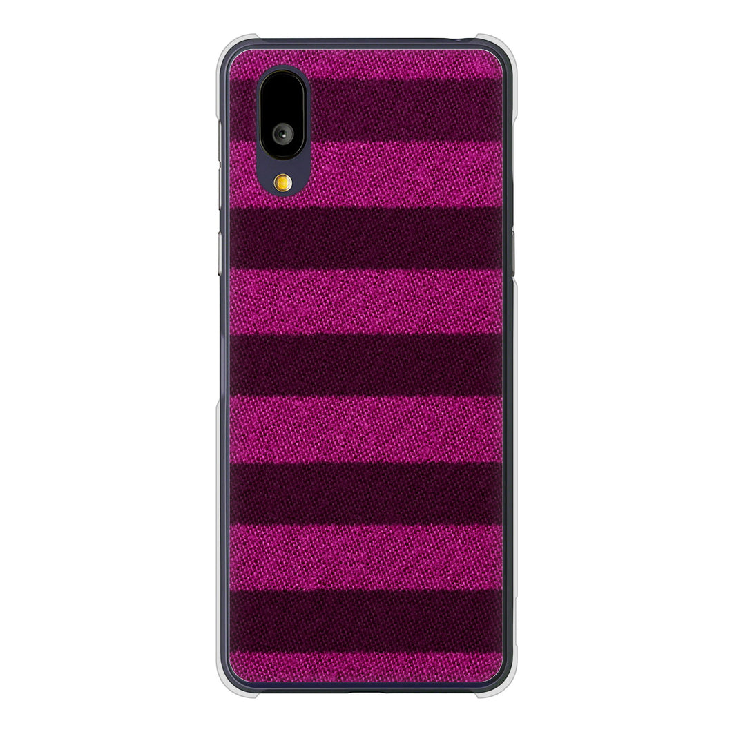 BASIO active2 SHG12 au 高画質仕上げ 背面印刷 ハードケースシンプルボーダー