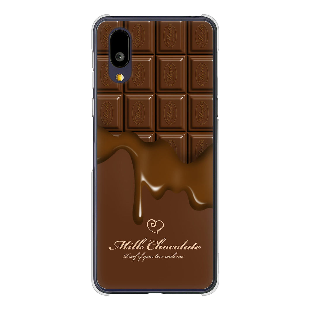 BASIO active2 SHG12 au 高画質仕上げ 背面印刷 ハードケース板チョコ