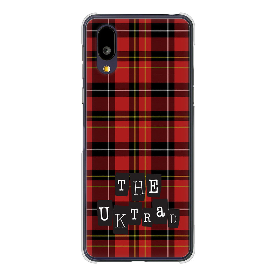 BASIO active2 SHG12 au 高画質仕上げ 背面印刷 ハードケース 【547 THEチェック】