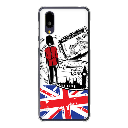 BASIO active2 SHG12 au 高画質仕上げ 背面印刷 ハードケースイギリスの風景