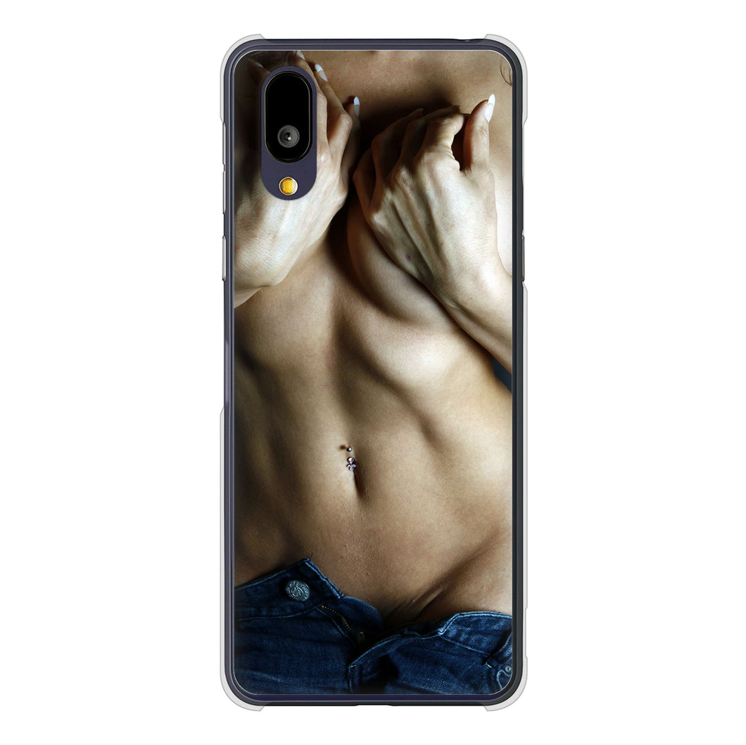 BASIO active2 SHG12 au 高画質仕上げ 背面印刷 ハードケース 【602 ボディライン】