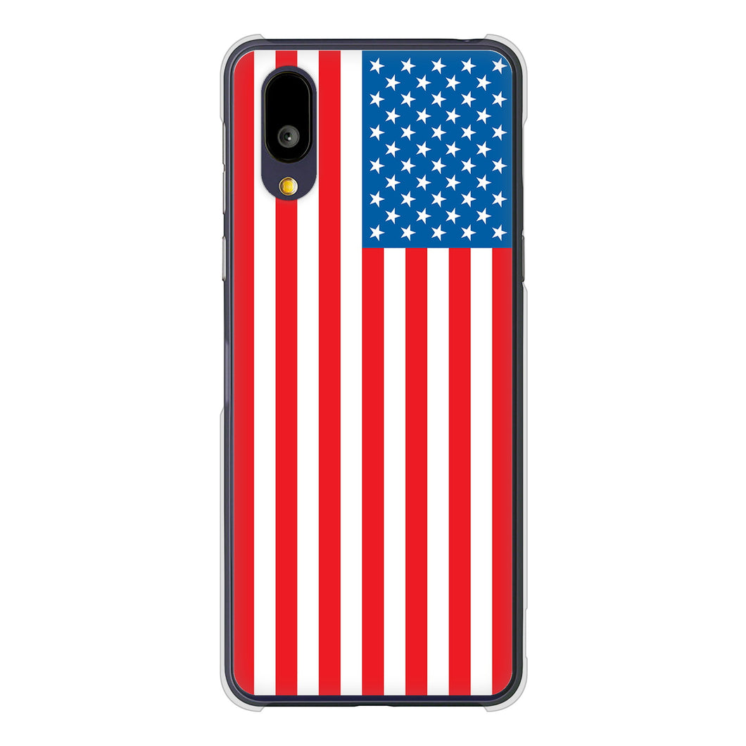 BASIO active2 SHG12 au 高画質仕上げ 背面印刷 ハードケース国旗