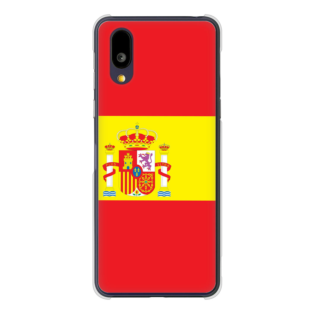 BASIO active2 SHG12 au 高画質仕上げ 背面印刷 ハードケース国旗