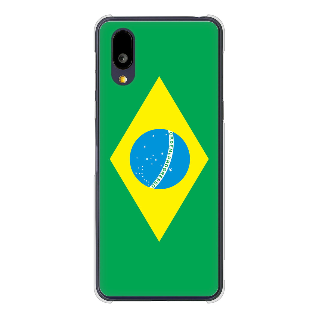 BASIO active2 SHG12 au 高画質仕上げ 背面印刷 ハードケース国旗