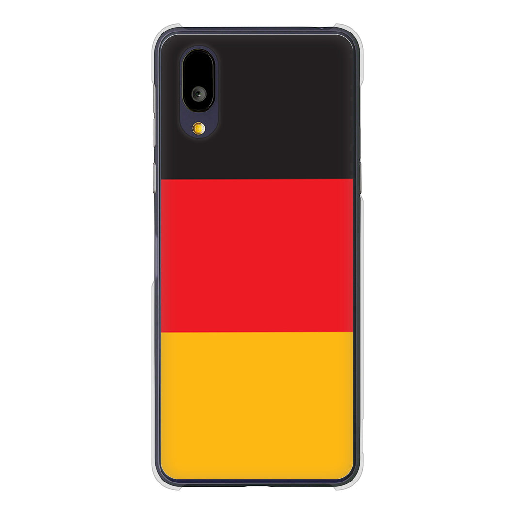 BASIO active2 SHG12 au 高画質仕上げ 背面印刷 ハードケース国旗