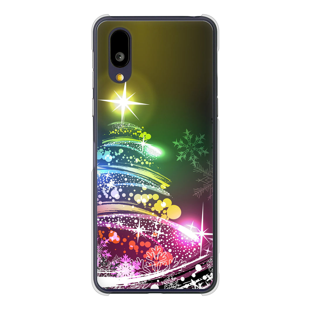 BASIO active2 SHG12 au 高画質仕上げ 背面印刷 ハードケースクリスマス