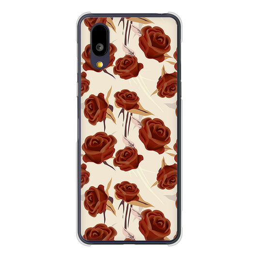 BASIO active2 SHG12 au 高画質仕上げ 背面印刷 ハードケース 【1157 クラシックローズ】