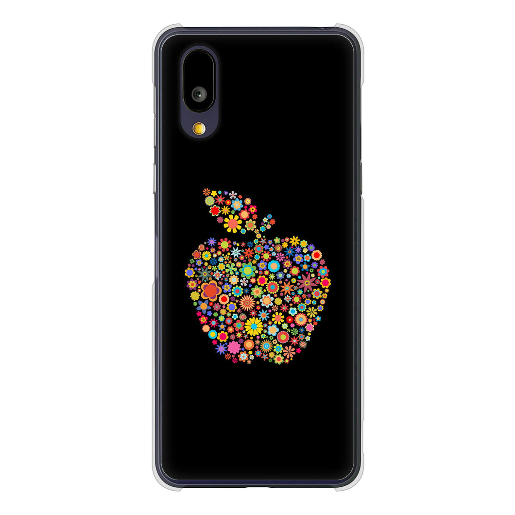 BASIO active2 SHG12 au 高画質仕上げ 背面印刷 ハードケース 【1195 カラフルアップル】