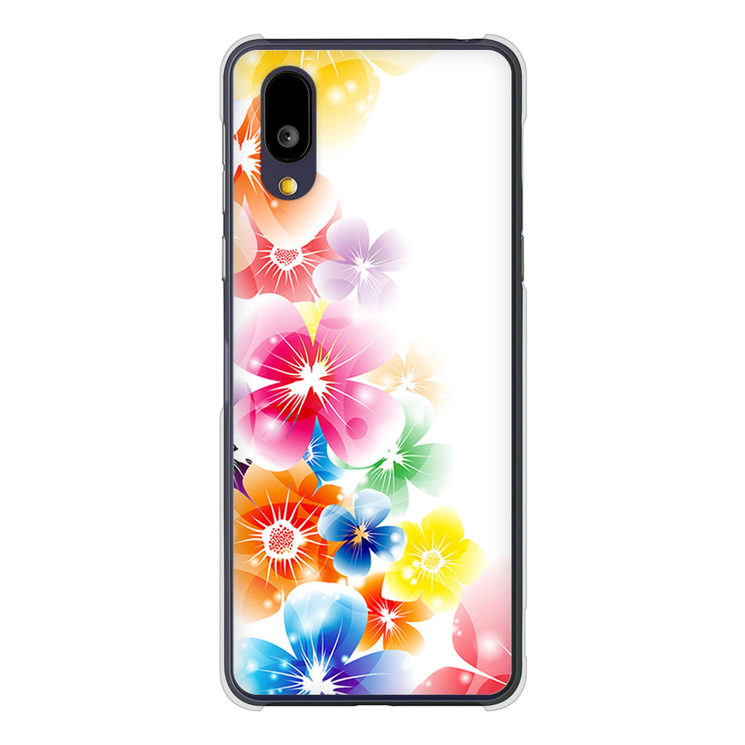 BASIO active2 SHG12 au 高画質仕上げ 背面印刷 ハードケース 【1209 光と花】