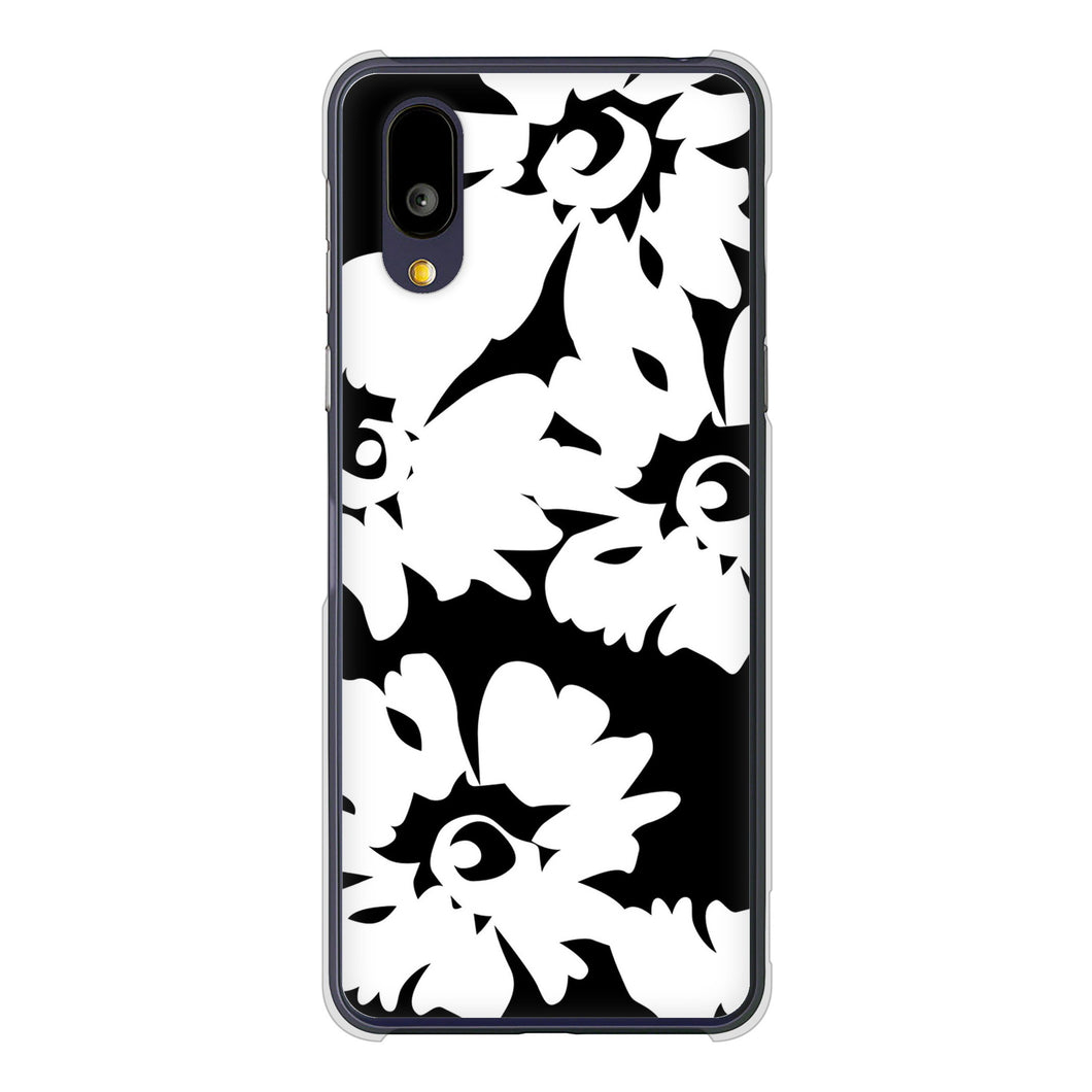 BASIO active2 SHG12 au 高画質仕上げ 背面印刷 ハードケース 【1215 モダンフラワー】