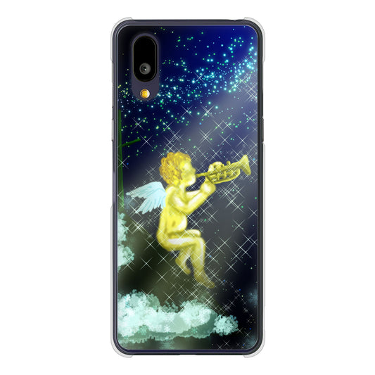 BASIO active2 SHG12 au 高画質仕上げ 背面印刷 ハードケース 【1248 天使の演奏】