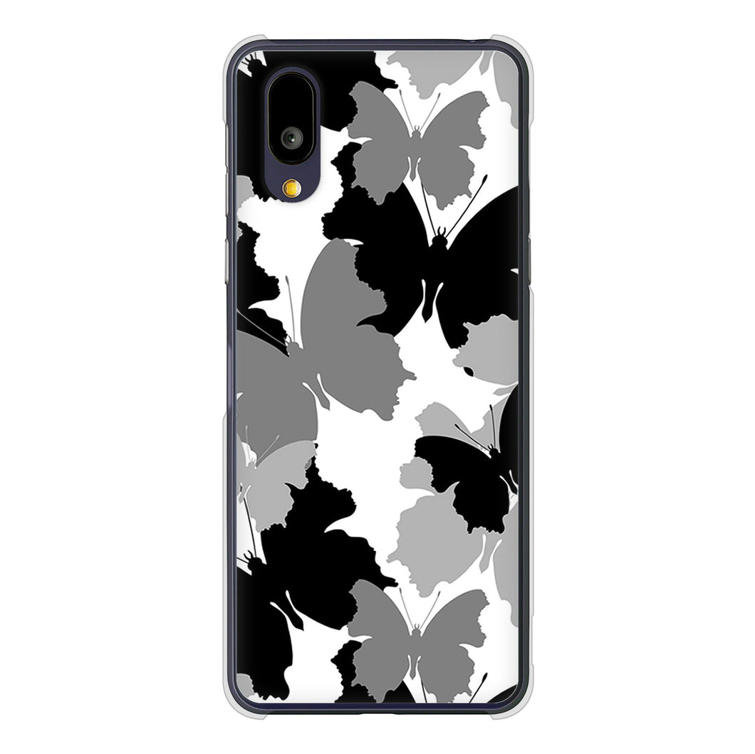 BASIO active2 SHG12 au 高画質仕上げ 背面印刷 ハードケース 【1336 夜の蝶】