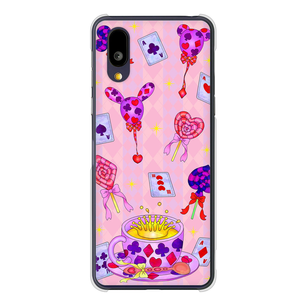 BASIO active2 SHG12 au 高画質仕上げ 背面印刷 ハードケースむかいあぐる トランプティー