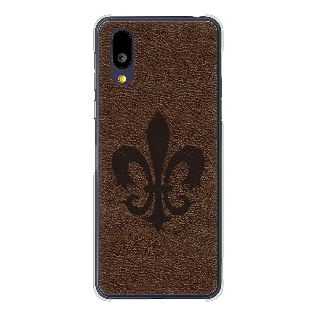 BASIO active2 SHG12 au 高画質仕上げ 背面印刷 ハードケースレザー風