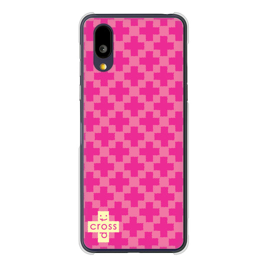 BASIO active2 SHG12 au クロスドット ハードケース 背面印刷
