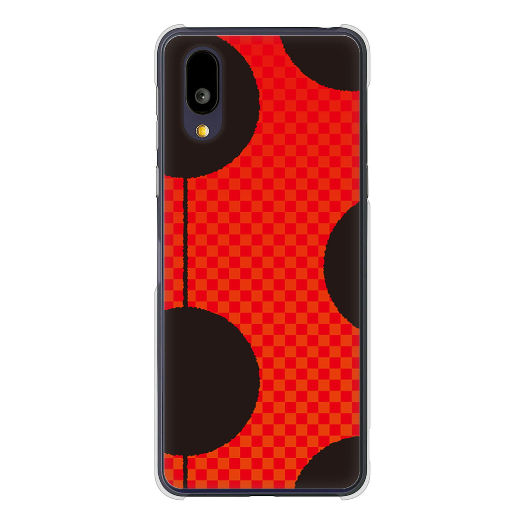 BASIO active2 SHG12 au 高画質仕上げ 背面印刷 ハードケース 【IB906 てんとうむしのシンプル】