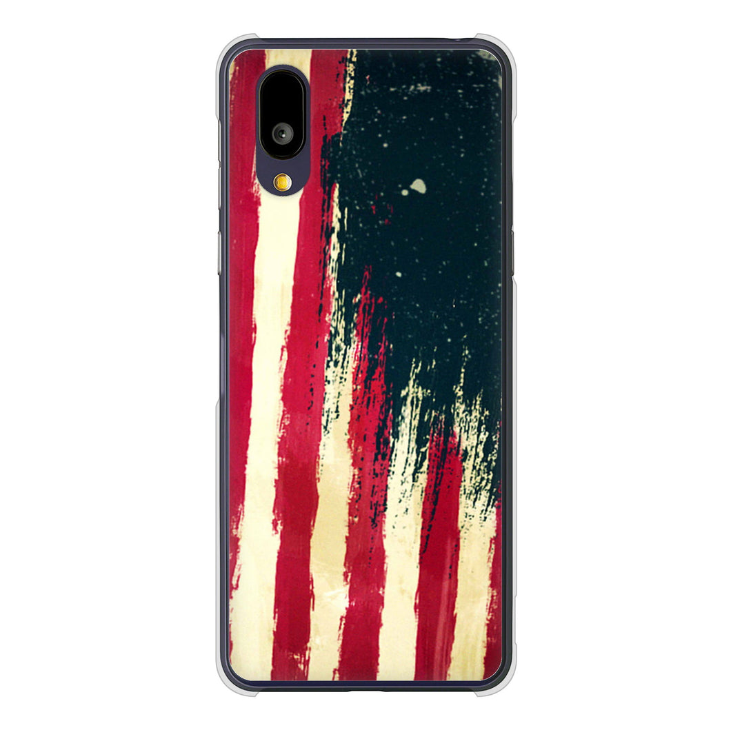 BASIO active2 SHG12 au 高画質仕上げ 背面印刷 ハードケース 【MI805 ヴィンテージアメリカ】