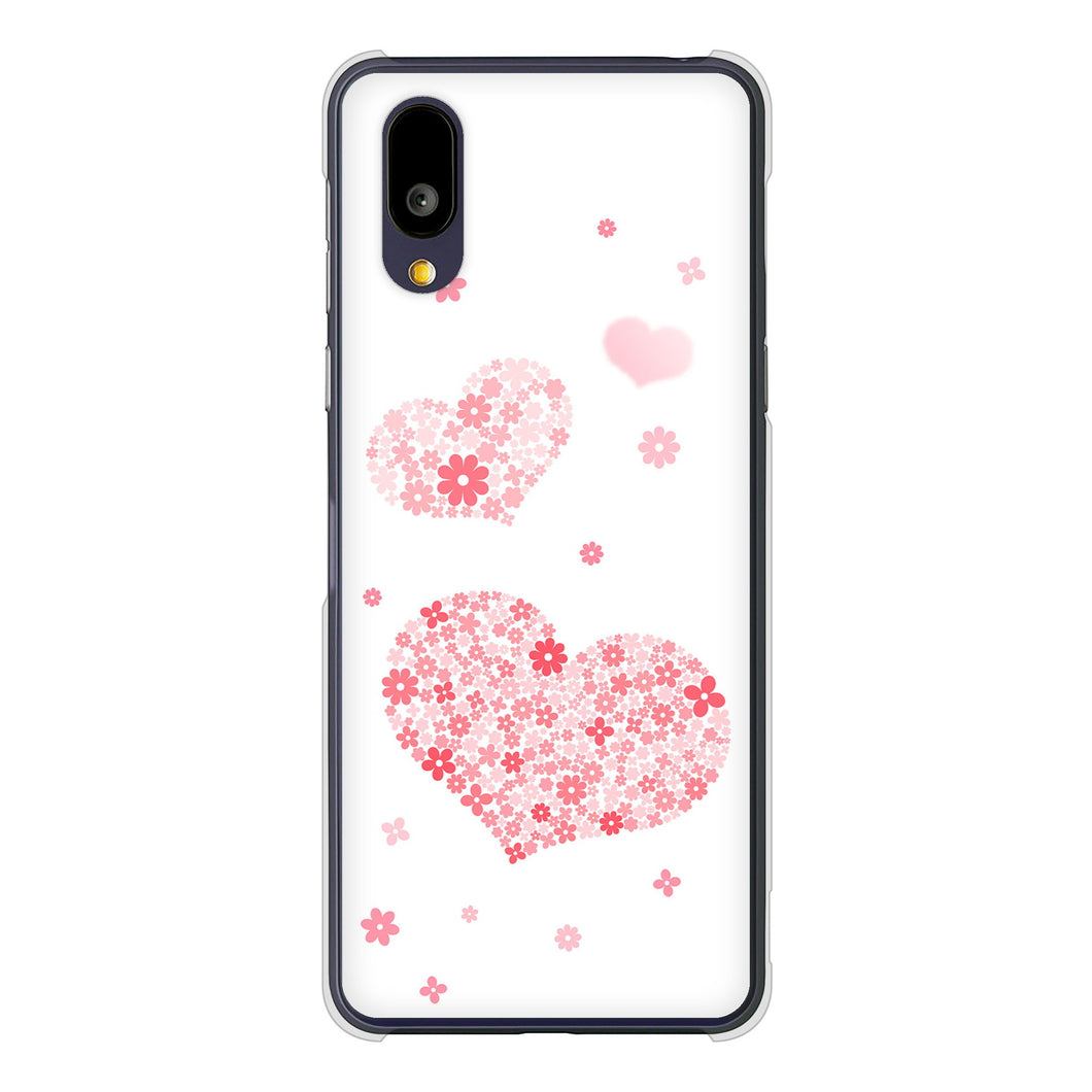 BASIO active2 SHG12 au 高画質仕上げ 背面印刷 ハードケースビッグハート