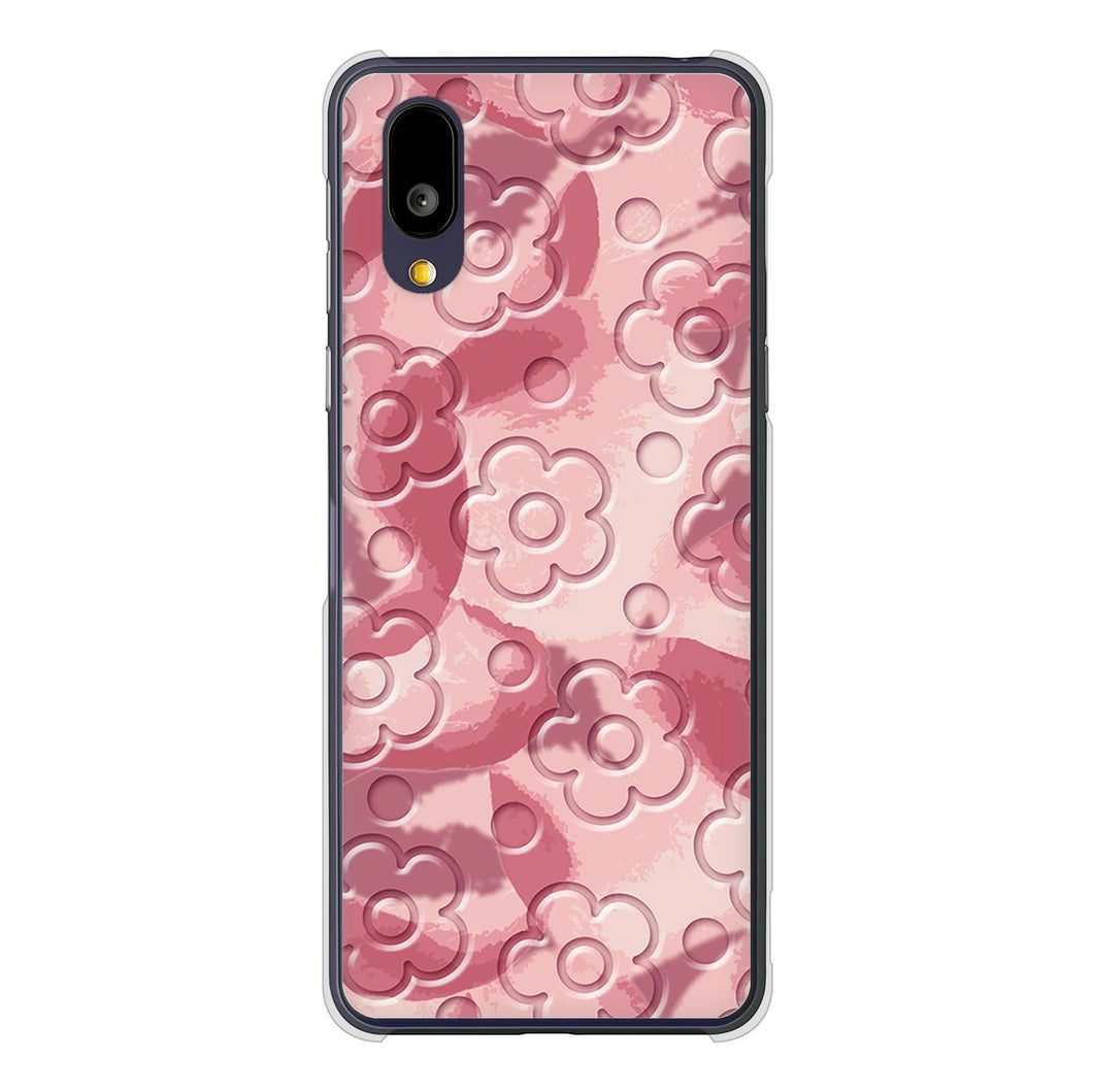 BASIO active2 SHG12 au 高画質仕上げ 背面印刷 ハードケースフラワーヴェルニ