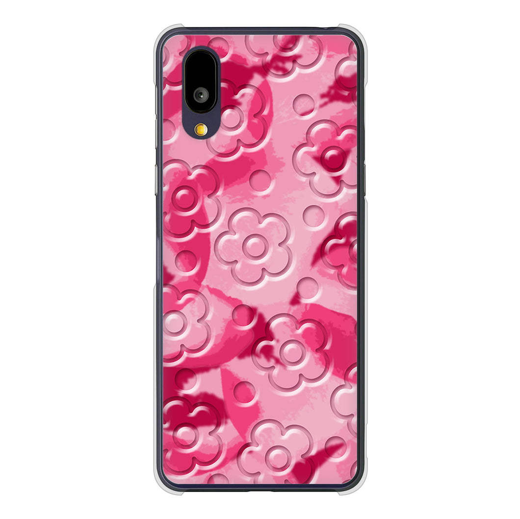 BASIO active2 SHG12 au 高画質仕上げ 背面印刷 ハードケースフラワーヴェルニ