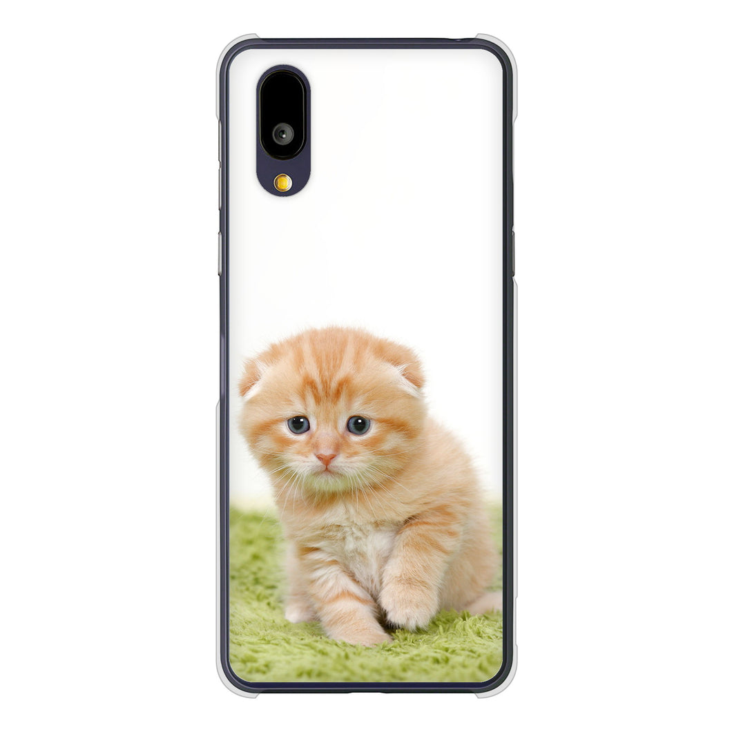 BASIO active2 SHG12 au 高画質仕上げ 背面印刷 ハードケース 【VA802 ネコこっそり】