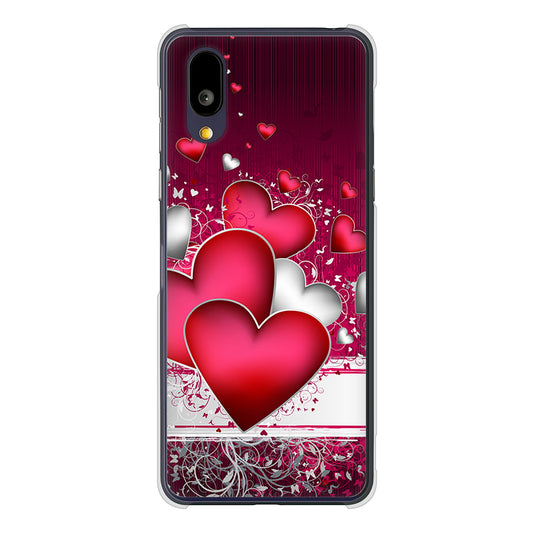 BASIO active2 SHG12 au 高画質仕上げ 背面印刷 ハードケース 【VA835 ハートの息吹】