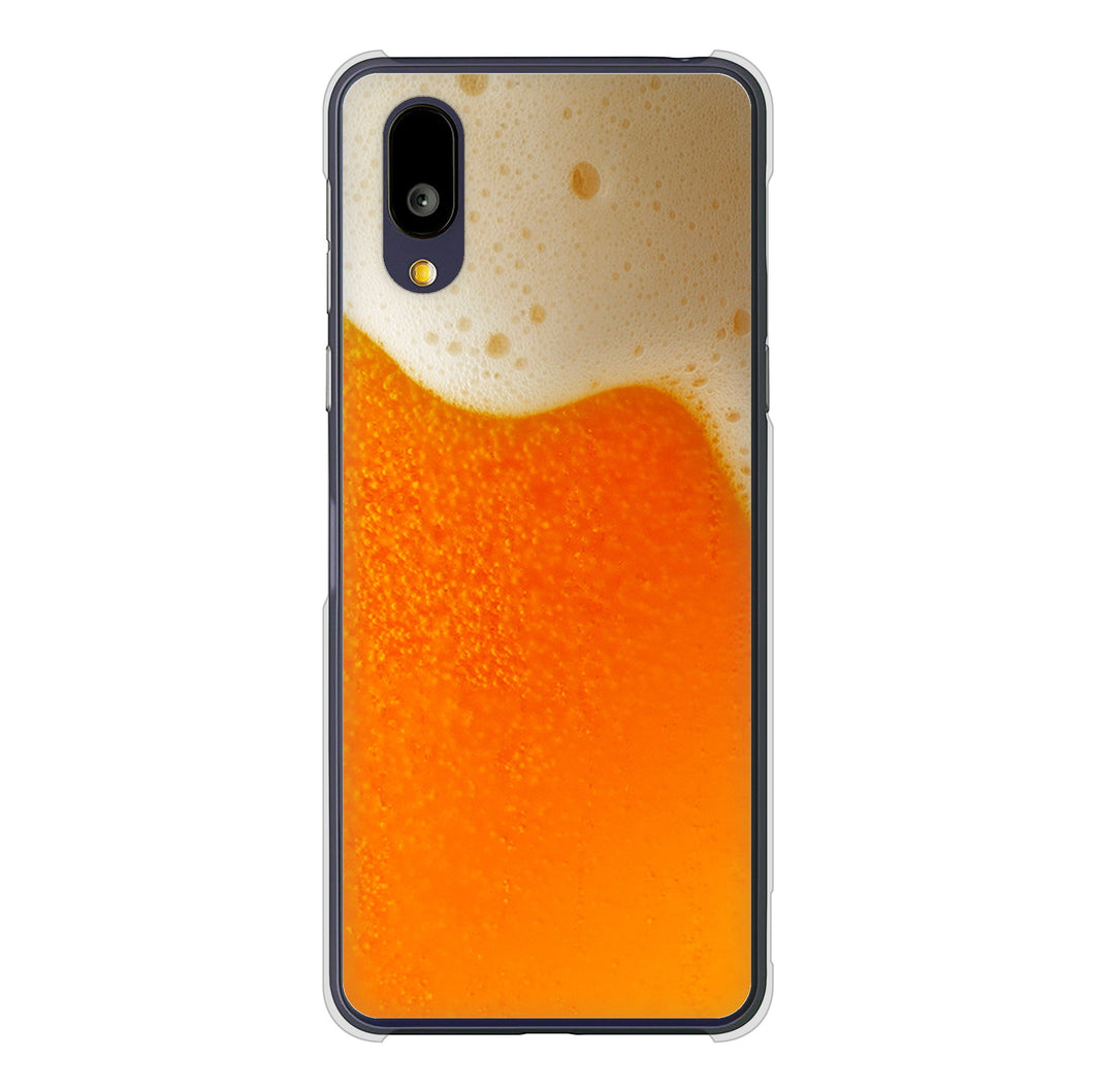 BASIO active2 SHG12 au 高画質仕上げ 背面印刷 ハードケース生ビール