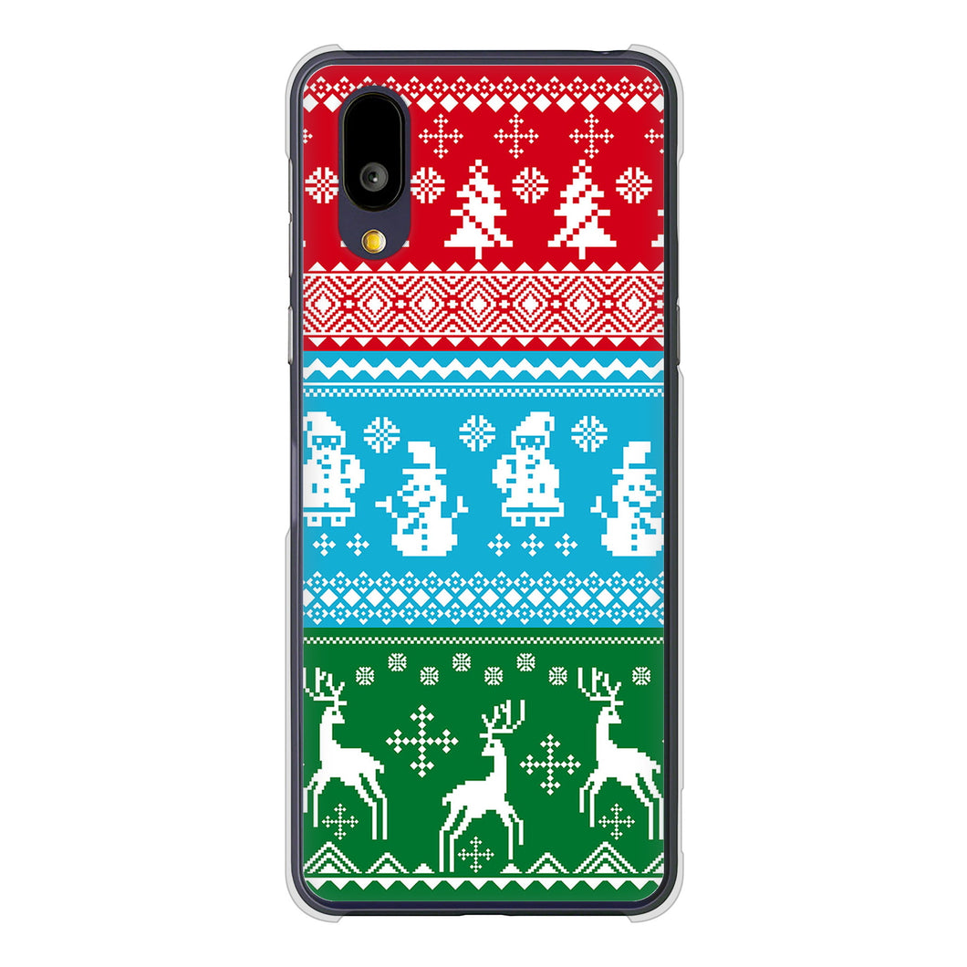 BASIO active2 SHG12 au 高画質仕上げ 背面印刷 ハードケースクリスマス