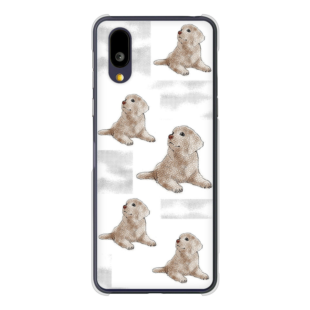 BASIO active2 SHG12 au 高画質仕上げ 背面印刷 ハードケースラブラドールレトリバー