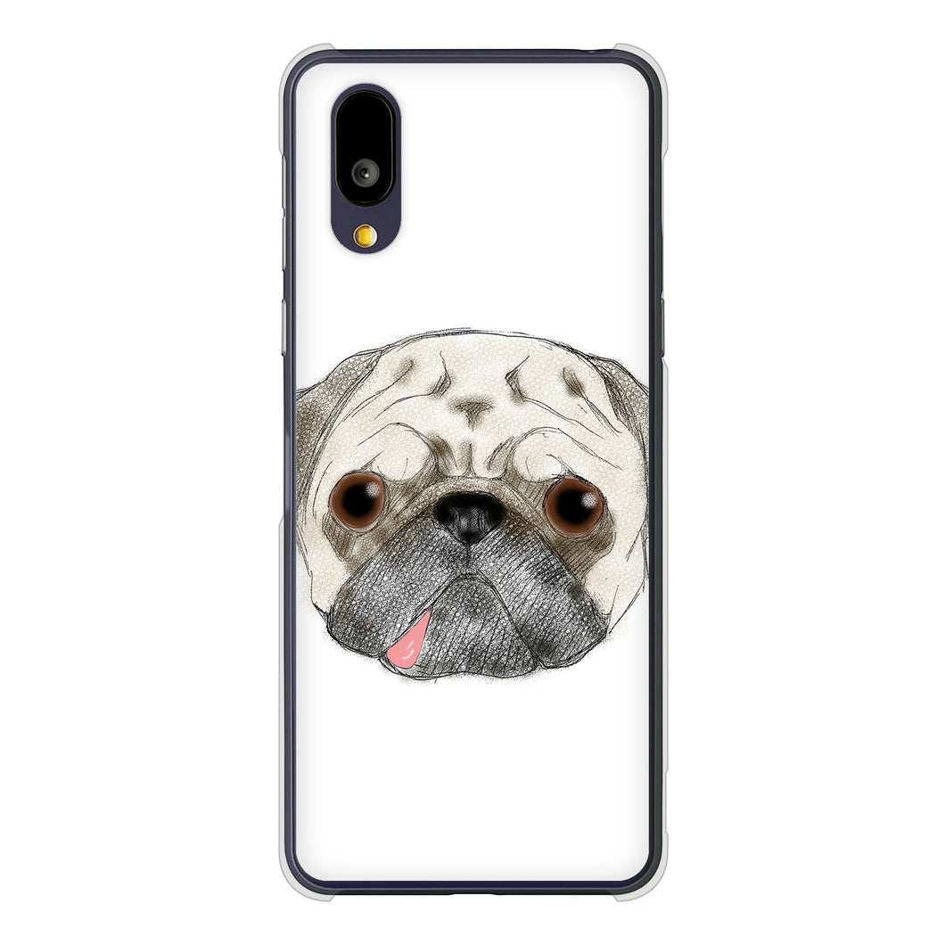 BASIO active2 SHG12 au 高画質仕上げ 背面印刷 ハードケースパグ