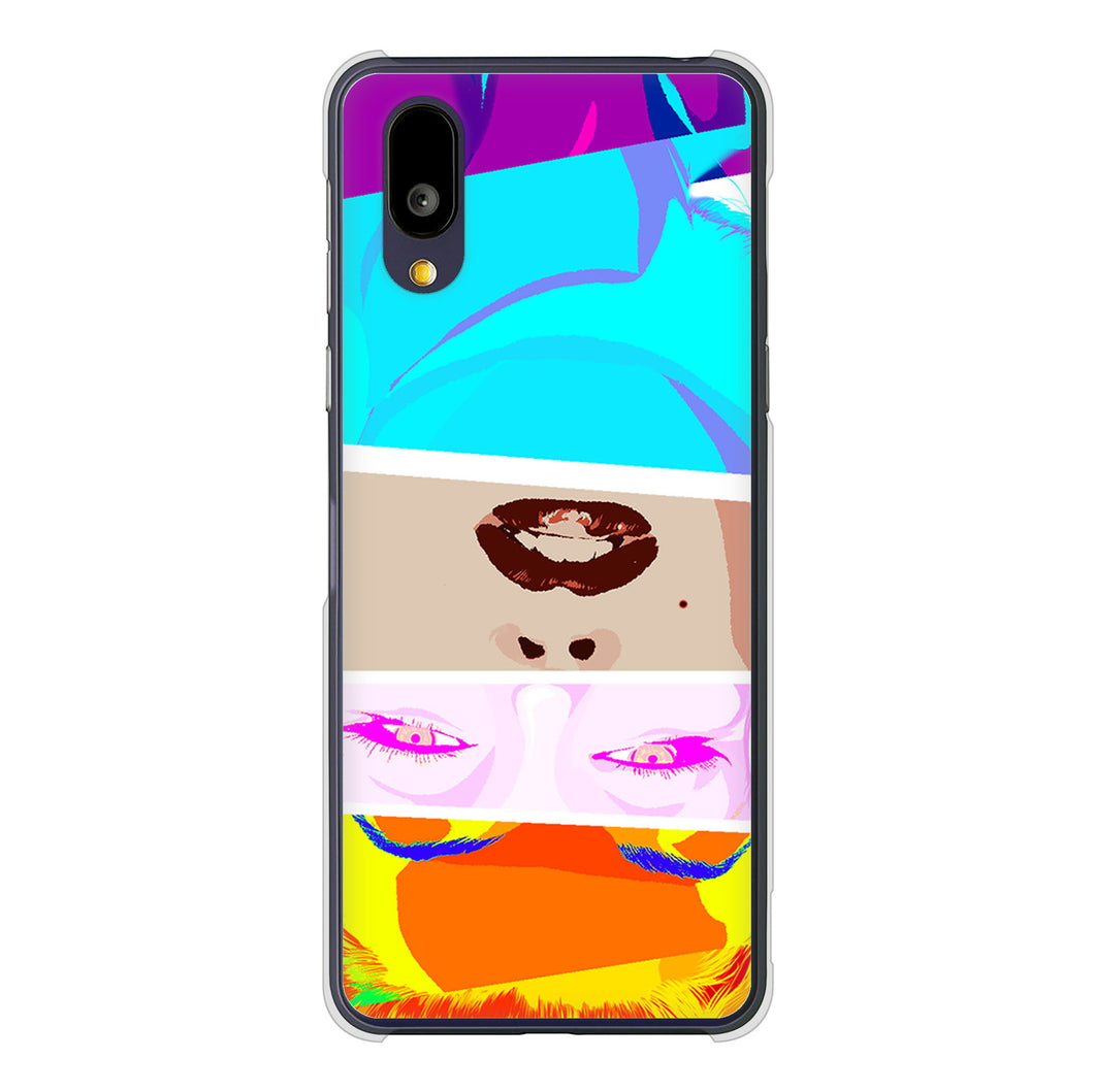 BASIO active2 SHG12 au 高画質仕上げ 背面印刷 ハードケースマリリンモンローデザイン