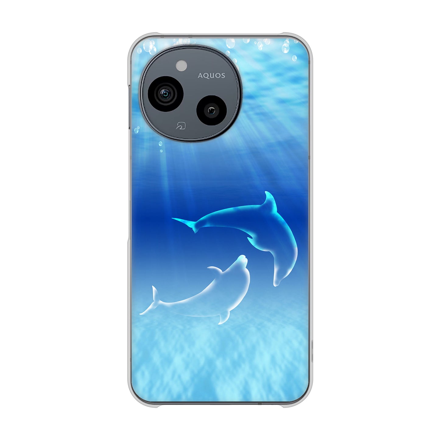 AQUOS sense9 SHG14 au 高画質仕上げ 背面印刷 ハードケース海の守り神
