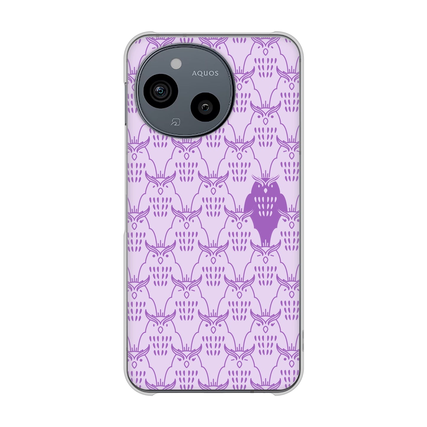 AQUOS sense9 SHG14 au 高画質仕上げ 背面印刷 ハードケースパターンアニマル