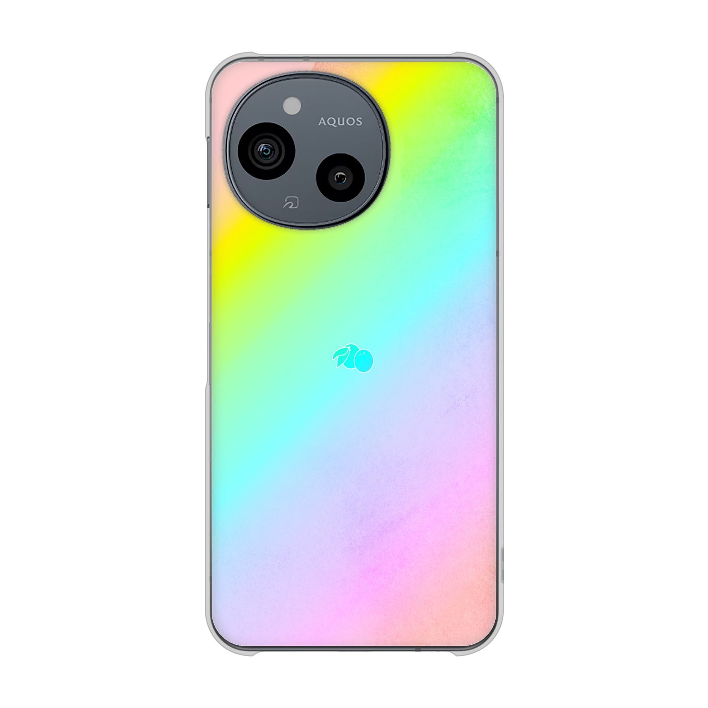 AQUOS sense9 SHG14 au 高画質仕上げ 背面印刷 ハードケースパステルアート