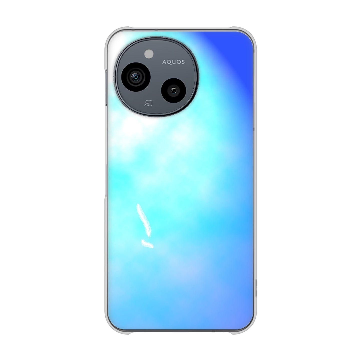 AQUOS sense9 SHG14 au 高画質仕上げ 背面印刷 ハードケースパステルアート