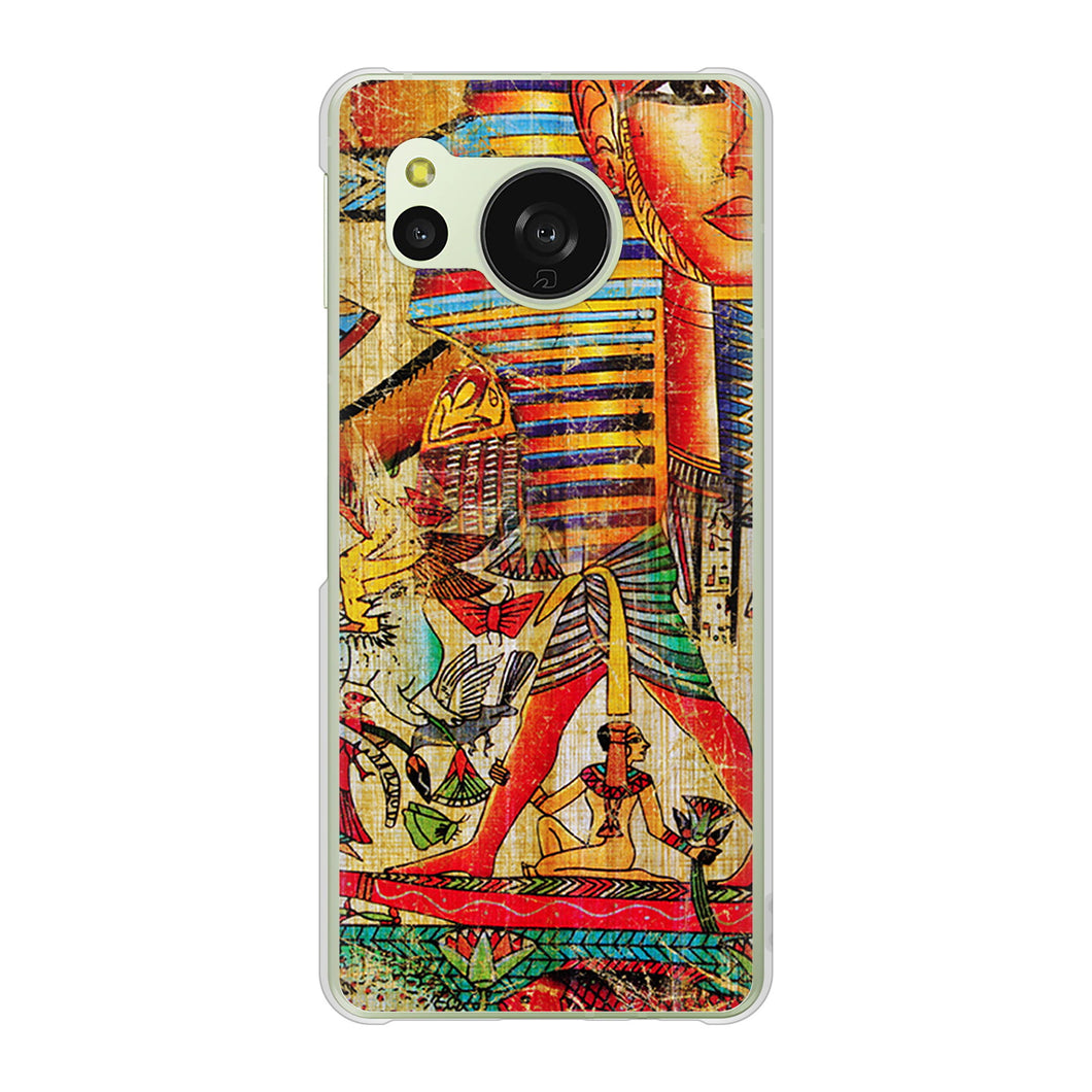 AQUOS sense8 SH-M26 高画質仕上げ 背面印刷 ハードケース 【329 ナイル ツタンカーメン】