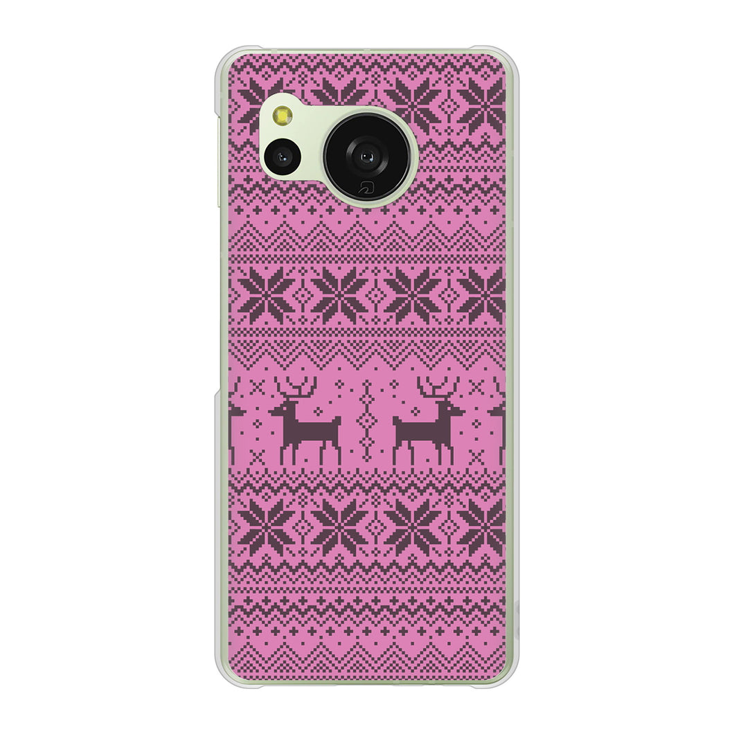 AQUOS sense8 SH-M26 高画質仕上げ 背面印刷 ハードケースクリスマス