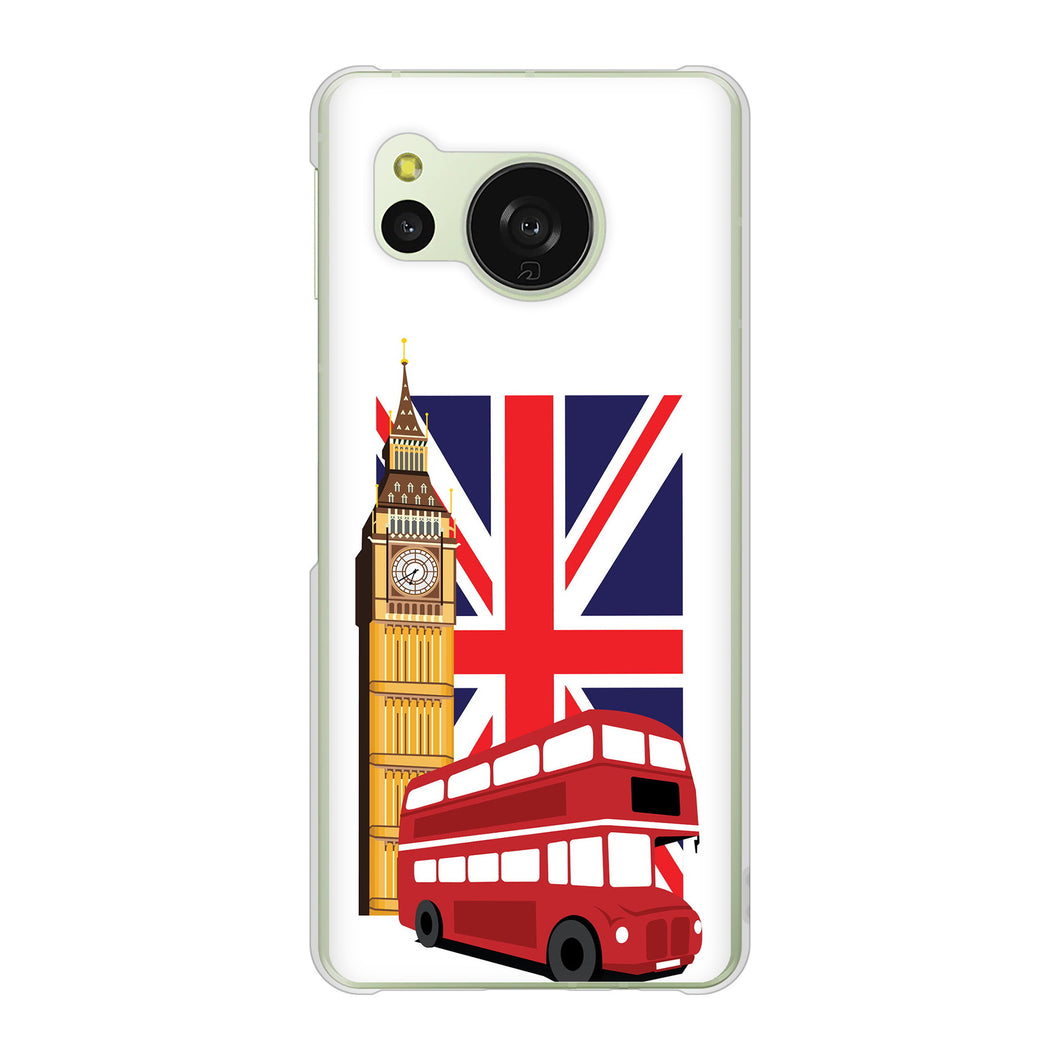 AQUOS sense8 SH-M26 高画質仕上げ 背面印刷 ハードケースイギリスの風景