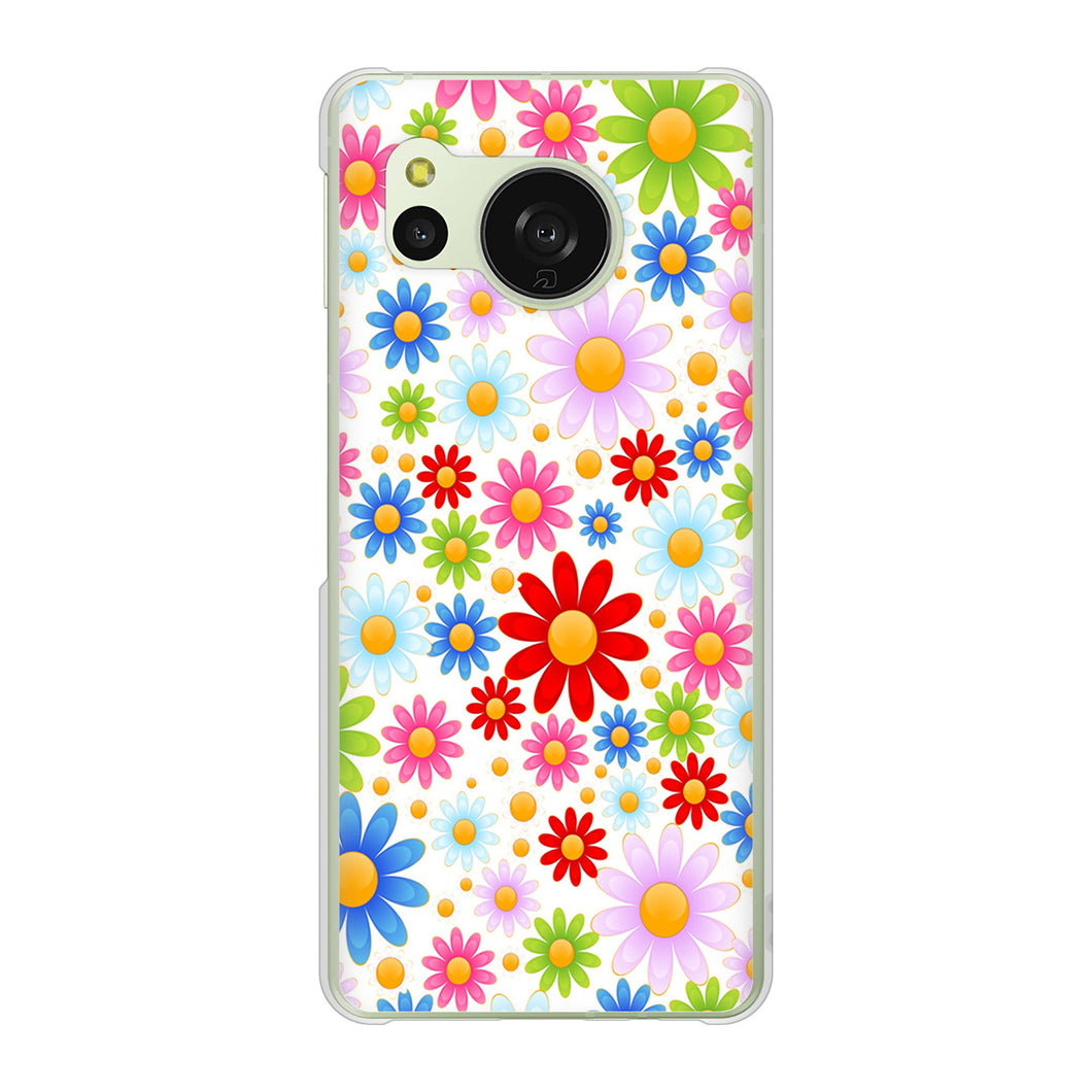 AQUOS sense8 SH-M26 高画質仕上げ 背面印刷 ハードケースリバティプリント