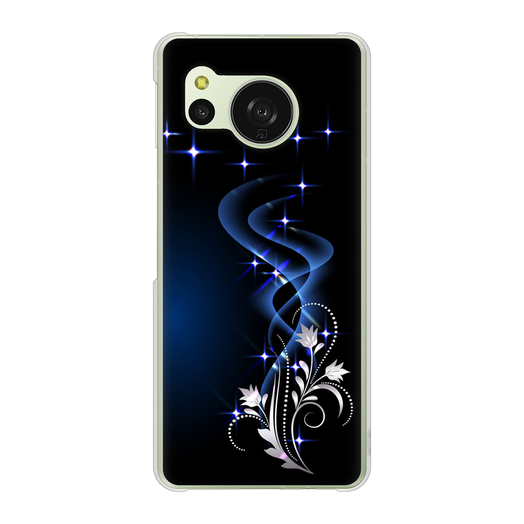 AQUOS sense8 SH-M26 高画質仕上げ 背面印刷 ハードケース 【1278 華より昇る流れ】