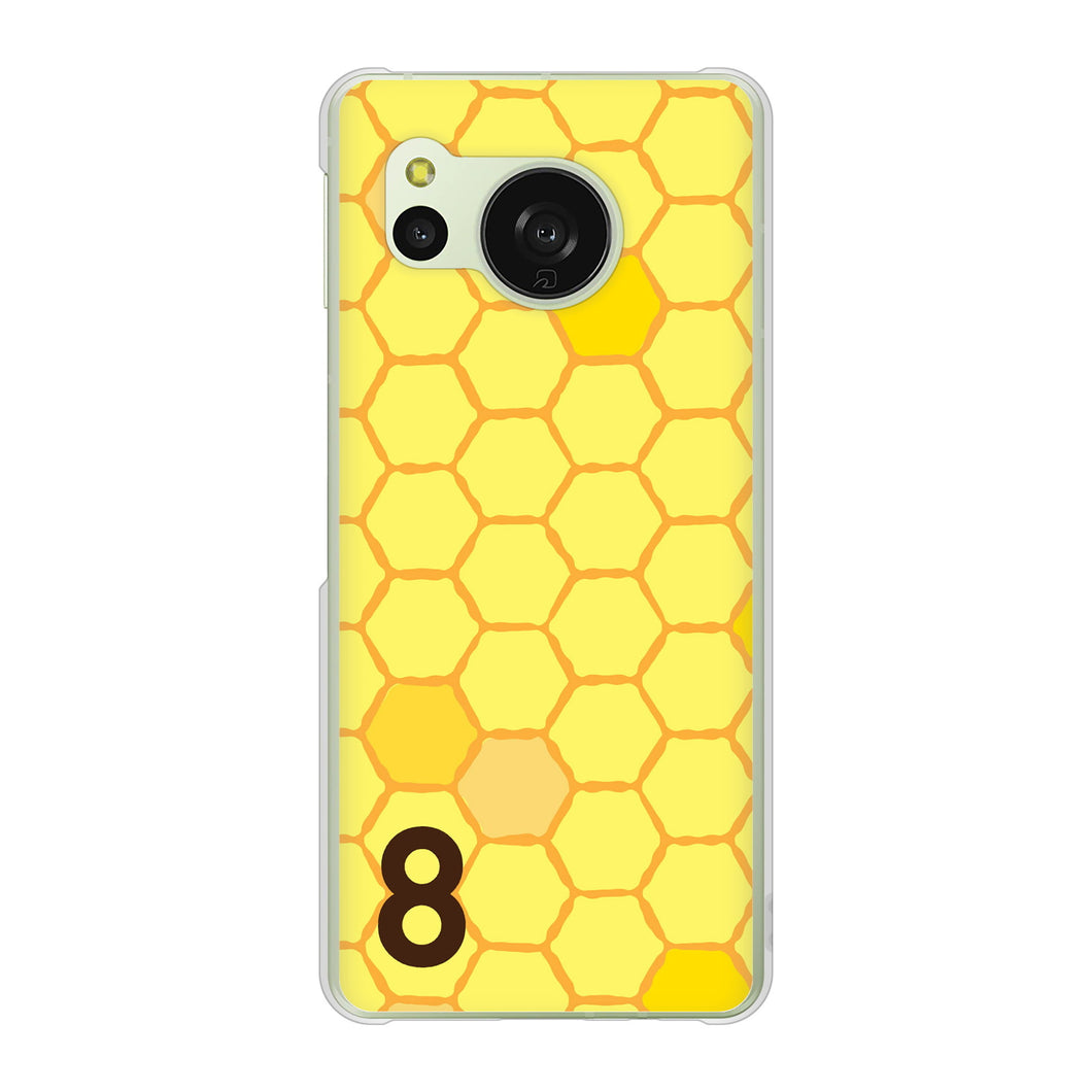 AQUOS sense8 SH-M26 高画質仕上げ 背面印刷 ハードケース 【IB913 はちの巣】