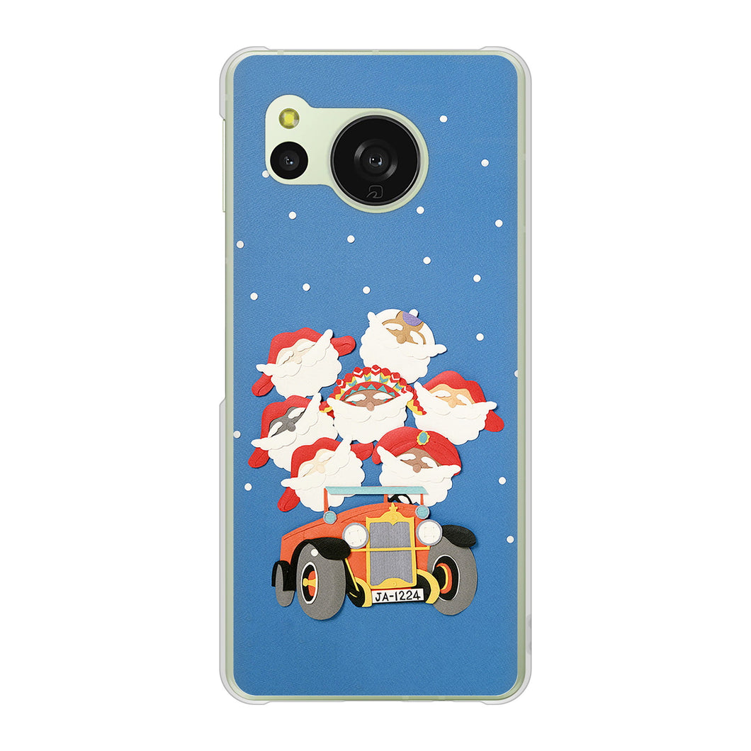 AQUOS sense8 SH-M26 高画質仕上げ 背面印刷 ハードケースクリスマス